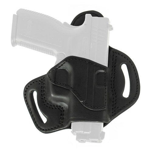 Tagua TX 1836 BH2 Fort Extra Protection Quick Draw Belt Holster for Glock 43 - Right Hand, Black Leather
