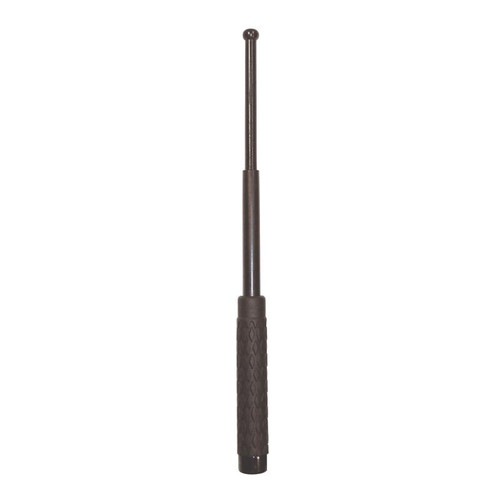 PS Products NS-16R Expandable Baton, 16 Inches, Rubber Handle, Black
