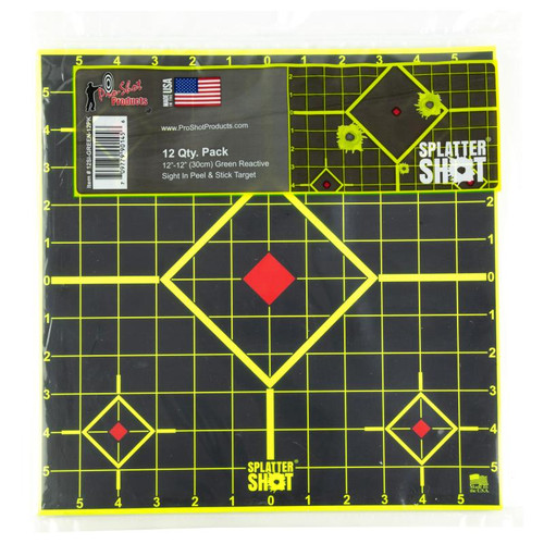 Pro-Shot Products SI-GREEN-12PK Splatter Shot, 12 Inches, Green/Black, 12 Pack