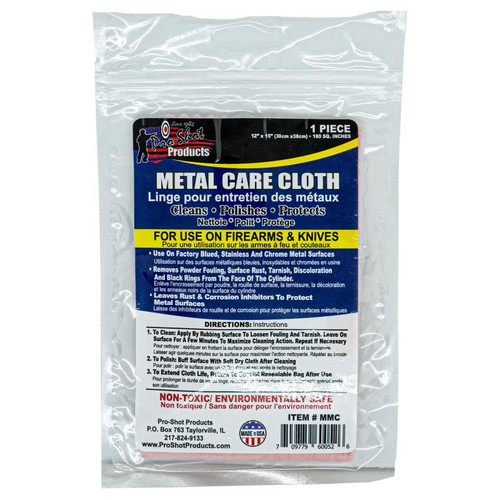 Pro-Shot Products MMC Metal Care Cloth for Firearms Maintenance
