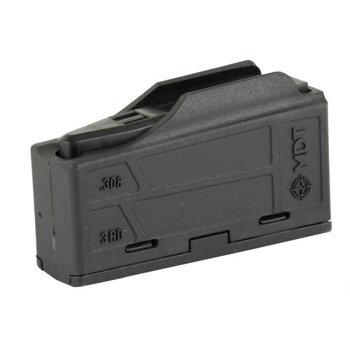MDT 105089-BLK Magazine, AICS 308 6.5 Creedmoor Polymer, Black, 3 Round