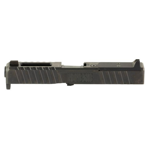 Noveske 03002702 DM Slide, Barrel, Glock 19 Gen5, Direct Mount Optics Ready, DLC Finish, Black