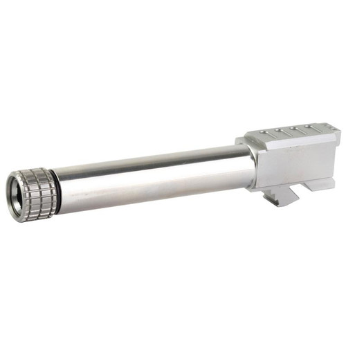 Grey Ghost Precision BARREL-G19-T-NC GGP-19 Match Grade Barrel, Glock 19 Gen3/Gen4, 9MM Threaded, 416R Stainless Steel
