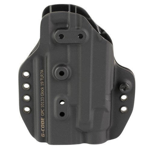 G-Code GPC-K01-101L33 Prime Carry Holster, Glock 19/19X/45 Gen3-5 with TLR7 A, Black