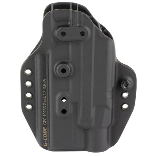 G-Code GPC-K01-102L33 Prime Carry Holster, Fits Glock 17/47/49 Gen 3-5 with TLR7 A, Black