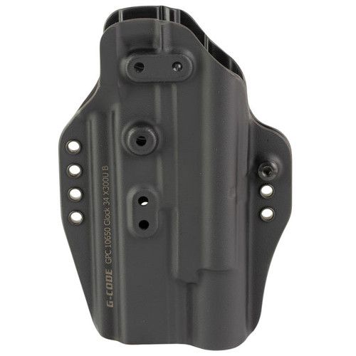 G-Code GPC-K01-106L50 Prime Carry Holster, Fits Glock 34 Generations 3-5 with X300U-B Light, Black