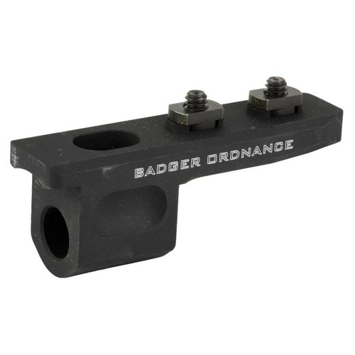 Badger Ordnance 588-01 Low Profile Harris Mount, Harris BRM-S Bipod, M-LOK, Anodized Finish, Black