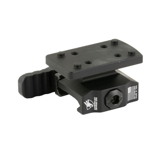 American Defense Mfg. AD-TR-LW-10-STD Lightweight TR, Quick Detach Mount, Co-Witness, RMSc, Anodized Finish, Black