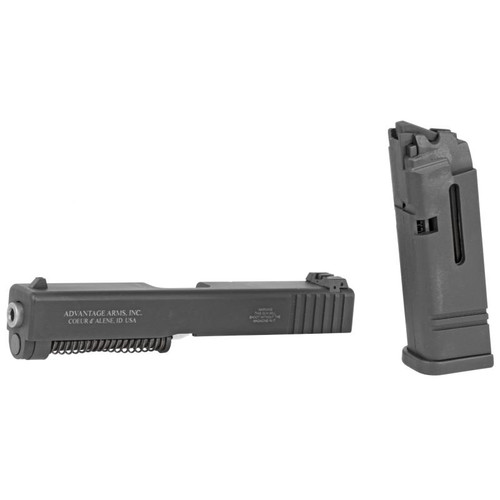 Advantage Arms AAG19-23 G4 Conversion Kit, 22LR, Fits Glock Generation 4 19/23, 4.02 Inches Barrel, with Range Bag, Standard Sights, Black, 1-10 Round