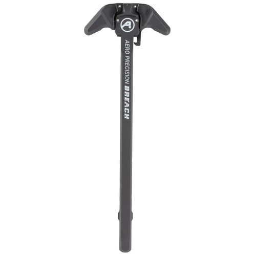 Aero Precision APRA700301C BREACH AR-10 Charging Handle, Anodized Finish, Black, Large Lever, Ambidextrous