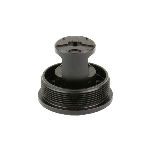 Advanced Armament Corp Flange Indexing Direct Thread Adapter, 1/2-28 to 1.375-24, Black