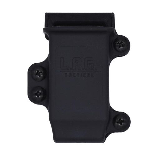 L.A.G. Tactical MCSP02 M.C.S. Pro Series Single Pistol Magazine Carrier, Compact 9MM/40 Caliber, Nylon, Black