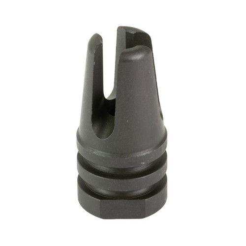 KAK Industry 1-2-28-TAPER-FLASH Retro Taper Flash Hider for AR-15, 556NATO, 1/2x28 Thread, Phosphate Finish, Black