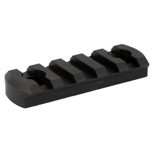 Kinetic Development Group TAP5-102 M-LOK Picatinny Rail, 5 Slot, 2.5 Inches, Anodized Finish, Black