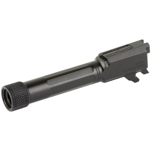 Faxon Firearms 365B910NFSOQ-T Match Series, Sig Sauer P365, 9MM, 3.7 Inches, Straight Fluted, Nitride Finish, Black