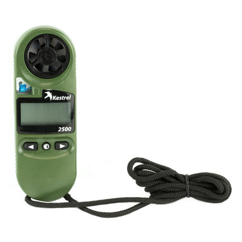 Kestrel 0825NV 2500NV Weather Meter, Digital Altimeter with Night Vision Backlight, Olive Drab Green