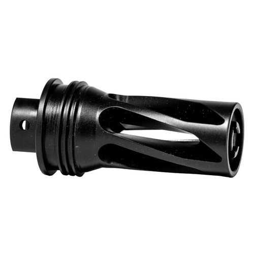 HUXWRX Safety Company 2885 Flash Hider QD, .223 Remington/5.56 NATO, 1/2X28, 2.7 Inches Long, Black