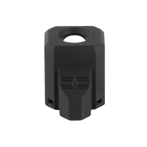 Faxon Firearms FF-P-A-COMP-DS-G-01 EXOS-513 Compensator, 9MM, Glock 17/19/34 Gen3, Anodized Finish, Black