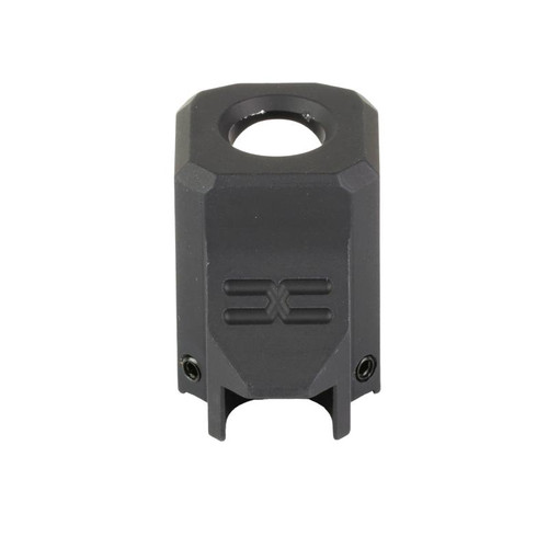 Faxon Firearms FF-P-A-COMP-SS-G-02 EXOS-533 Compensator, 9mm, Fits Glock 43/43X/48 Models, Anodized Finish, Black