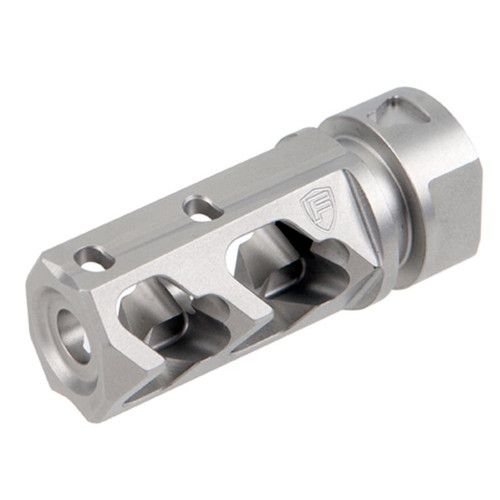 Fortis Manufacturing, Inc. 556-MB-SS Muzzle Brake, 5.56mm, Fortis Control Compatible, Stainless Steel