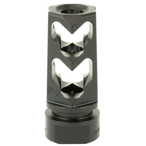 Fortis Manufacturing, Inc. 9MM-MB-BLK-36 Muzzle Brake for 9mm, 1/2x36 Threaded, Black