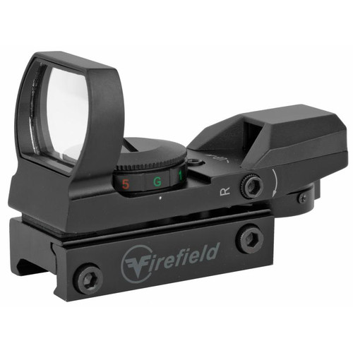 Firefield FF13004 Multi Red & Green Reflex Sight, Red/Green 4 Reticle Options, Black