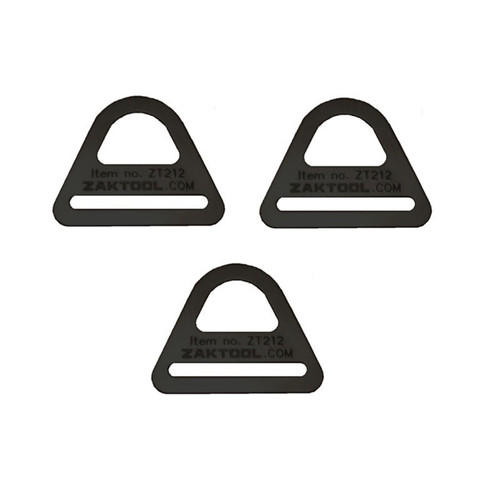 Zak Tool ZT212-3 Tactical Belt Clip Booster Buckles, Black (3 Pack)