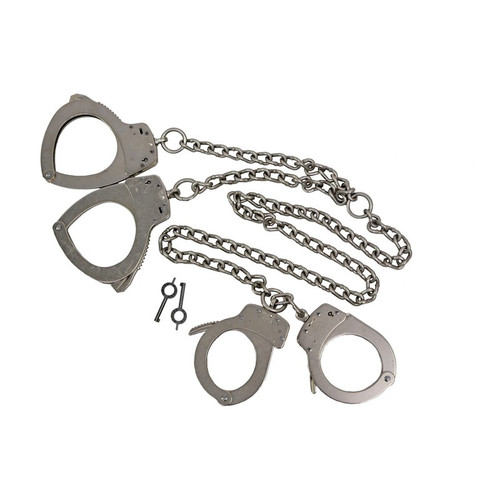 Smith & Wesson 350139 Model 1850 Chain-Linked 32" Restraint Chain, Stainless Steel Smith & Wesson 350139 Model 1850 Chain-Linked 32" Restraint Chain, Stainless Steel