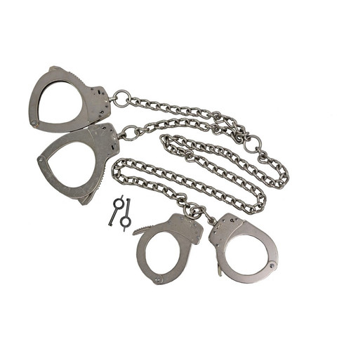 Smith & Wesson 350139 Model 1850 Chain-Linked 32" Restraint Chain, Stainless Steel