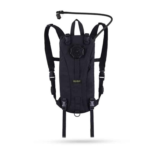 Source Tactical 4000330102 Tactical 3L Hydration Backpack w/ 2L (70 oz) Widepac Hydraton Bladder, Black