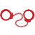 Peerless Model 755C Chain-Linked Colored Oversize Leg Iron Handcuffs & Keys