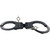 Peerless Model 802C Hinge-Linked Push Pin Handcuffs & Keys 801P Cuffs, Black