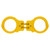 Peerless Model 850C Hinge-Linked Colored Handcuffs & Keys, Colored Finishes