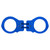 Peerless Model 850C Hinge-Linked Colored Handcuffs & Keys, Colored Finishes