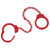 Peerless Model 753C Chain-Linked Colored Plated Leg Iron Handcuffs & Keys