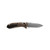 Benchmade 5700SGY-1 Auto Presidio II Auto Axis Folding Knife 3.72" Drop Point Serrated Blade, Burnt Bronze Aluminum Handle