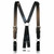 Boston Leather Model 9175 Firefighter's Suspenders, Button Attachment