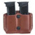 Gould & Goodrich 851 Gold Line Double Mag Case with Belt Loops for Colt 1911