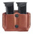 Gould & Goodrich 851 Gold Line Double Mag Case with Belt Loops for Glock 19