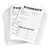 Lightning Powder SAT-500 Evidence Tags, 3.5" x 6.5" (100 Pack)