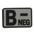 Voodoo Tactical 07-0994 Rubber "B Negative" Blood Type Patch