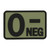 Voodoo Tactical 07-0996 Rubber "O Negative" Blood Type Patch