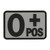 Voodoo Tactical 07-0995 Rubber "O Positive" Blood Type Patch