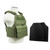 NcStar BUCCVPCV2924 Plate Carrier Vest w/ Level IIIA UHMWPE Ballistic Plates Single Curve Shooter's Cut - 11" x 14"