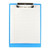 Saunders Recycled Plastic Clipboard, Letter/A4 Size, Low Profile Clip, Inch/Metric Ruler Edges, 9.00" x 12.50"