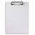Saunders Acrylic Clipboard, Letter/A4 Size, Low Profile Clip, Inch/Metric Ruler Edges, 9.00" x 12.50"