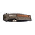 Smith & Wesson 1085900 M&P® Bodyguard Finger Flipper Folding Knife 3.62" Black Oxide Blade, Black Aluminum Handle