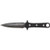 Smith & Wesson SWF606 Full Tang Boot Knife Fixed Blade Knife 4.40" Stonewash Plain Edge Blade, TPE Handle