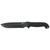 Schrade 1182517 Bedrock Magnum Fixed Knife 6.0" AUS-8 Drop Point Blade, Black OverMold Handle