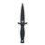 Schrade 1182510 Needle Fixed Knife 3.0" AUS-8 Dagger Blade, Black OverMold Handle